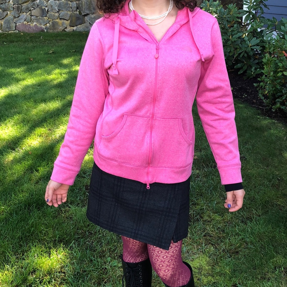 Pink North Face Sweat Jacket